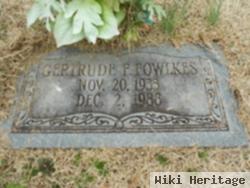 Gertrude Elizabeth Frazier Fowlkes