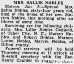 Sallie Holden Nobles