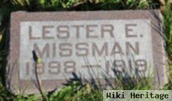 Lester Elwood Missman