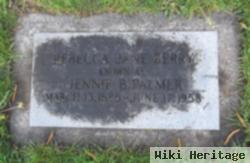 Rebecca Jane "jennie" Berry Palmer