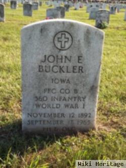 John E. Buckler