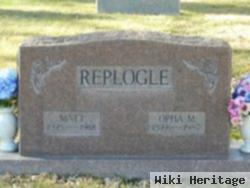 Opha Marie Replogle