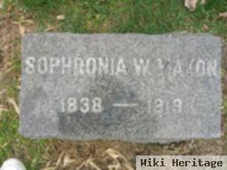 Sophronia W. Maxon