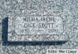 Wilma Irene Dice Stott