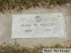 Alma M Hanson