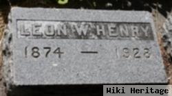 Leon Walker "lee" Henry