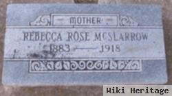 Rebecca Rose Jordan Mcslarrow