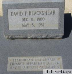 David F. Blackshear