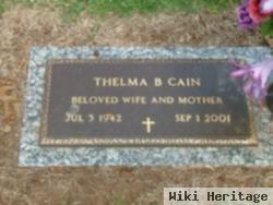 Thelma B Cain