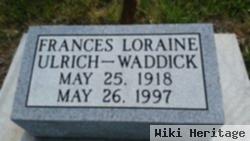 Francis Loraine Ulrich Waddick