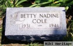 Betty Nadine Cole