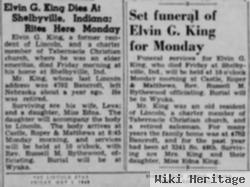 Elvin George King