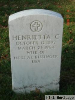 Henrietta C Kissinger