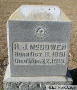 H. J. Mcgowen