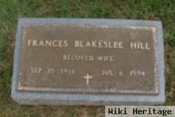 Frances Blakeslee Hill