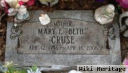 Mary Elizabeth "beth" Brand Cruse