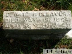 Dewitt C Cleaver