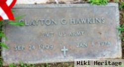 Pvt Clayton G Hawkins