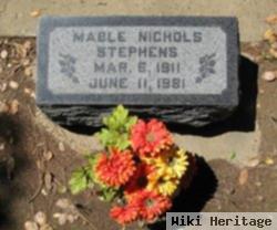 Mable Frances Nichols Stephens