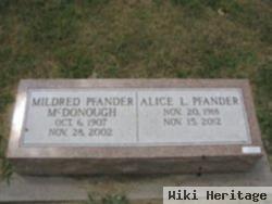 Mildred A. Pfander Mcdonough