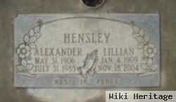 Alexander Hensley, Jr