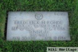 Ltc Frederick H Rohde