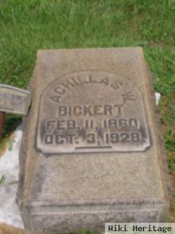 Achilles W Bickert