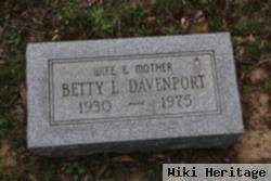 Betty J Davenport