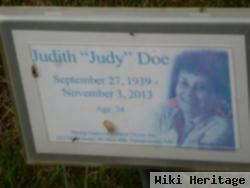 Judith A "judy" Lang Doe