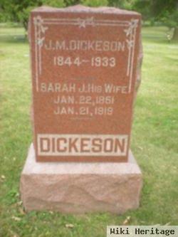 J. M. Dickeson