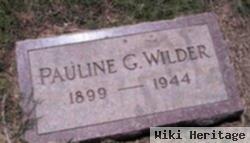 Pauline G Wilder