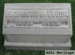 Elizabeth K Tyson