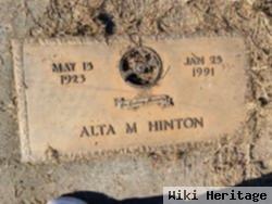 Alta M Hinton