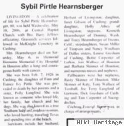 Sybil Pirtle Hearnsberger