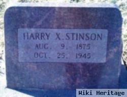 Harry X Stinson