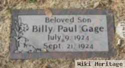 Billy Paul Gage