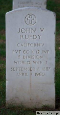 John V Ruedy