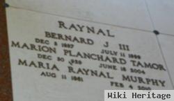 Bernard John Raynal, Iii