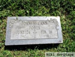 Joan Mccann Fobes