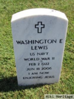 Washington E Lewis