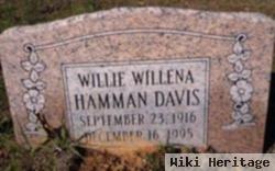 Willie Willena Hamman Davis