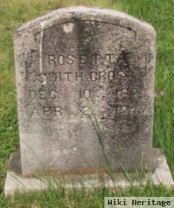 Rosetta Belle Smith Cross