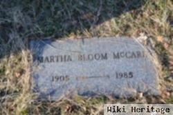 Martha Bloom Mccarl