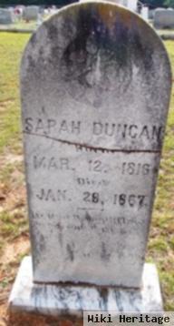 Sarah Ann Dean Duncan