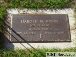 Harold M Myers