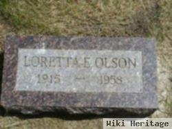 Loretta E Olson