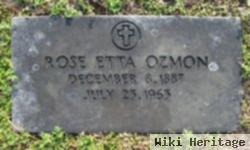 Rose Etta Ozmon