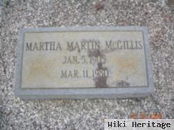 Martha Martin Mcgillis