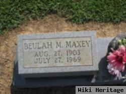 Beulah Cordelia Mcmillen Maxey