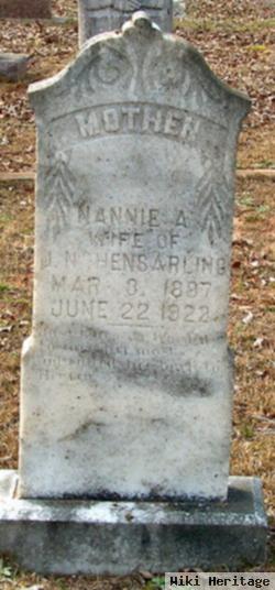 Nancy A. "nannie" Wise Hensarling